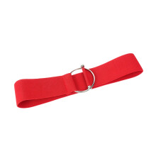 Flexible Unisex Waist Cincher Elastic Belt With Secure Grip-Red