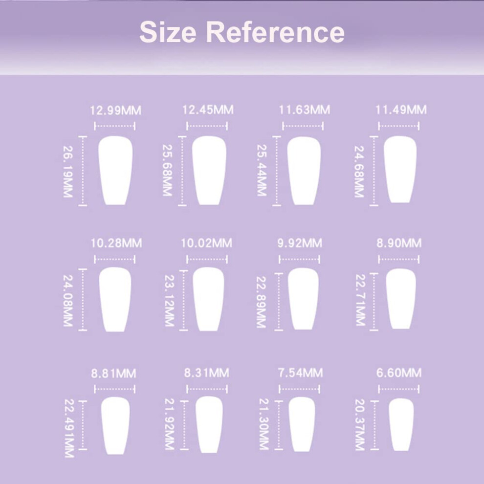 Short Square Shape Neon Fluorescence Press on Nails, Long-lasting Durability Non-toxic Materials with Easy to Apply Artificial Nails, Waterproof for