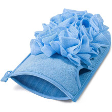 Luvas de Banho com Terapia de Esfoliação, Cuidado Suave e Realista para uma Limpeza Profunda e Fácil que Estimulam a Circulação Sanguínea,