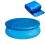 Solar Heating Function, Dust Pool Cover Protector, Durable Material, Protective Function, Waterproof Cover For Above-Ground Pools, 1 * Blue 210Cm 1