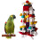 Κλουβί πουλιών, βάση αναρρίχησης από φυσικό υλικό με κόμπους από βαμβακερό 1