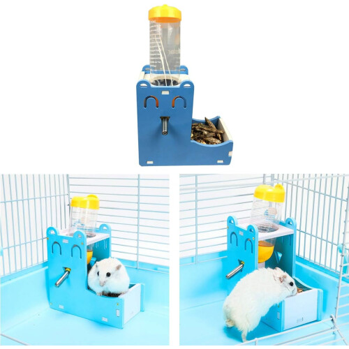 Ασφαλές Καταφύγιο, Διανομέας Νερού για Μικρά Ζώα με Παιχνίδι Κρησφύγετου που 2