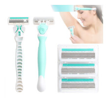 Women's Razor with Advanced Blade Technology, Enhanced Lubrication Range, and Flexible Blade for Uninterrupted Shaving Bliss