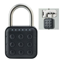 6 Digit Electronic Combination Lock with IP67 Waterproof, Long Battery Life for Luggage Cabinet Locker