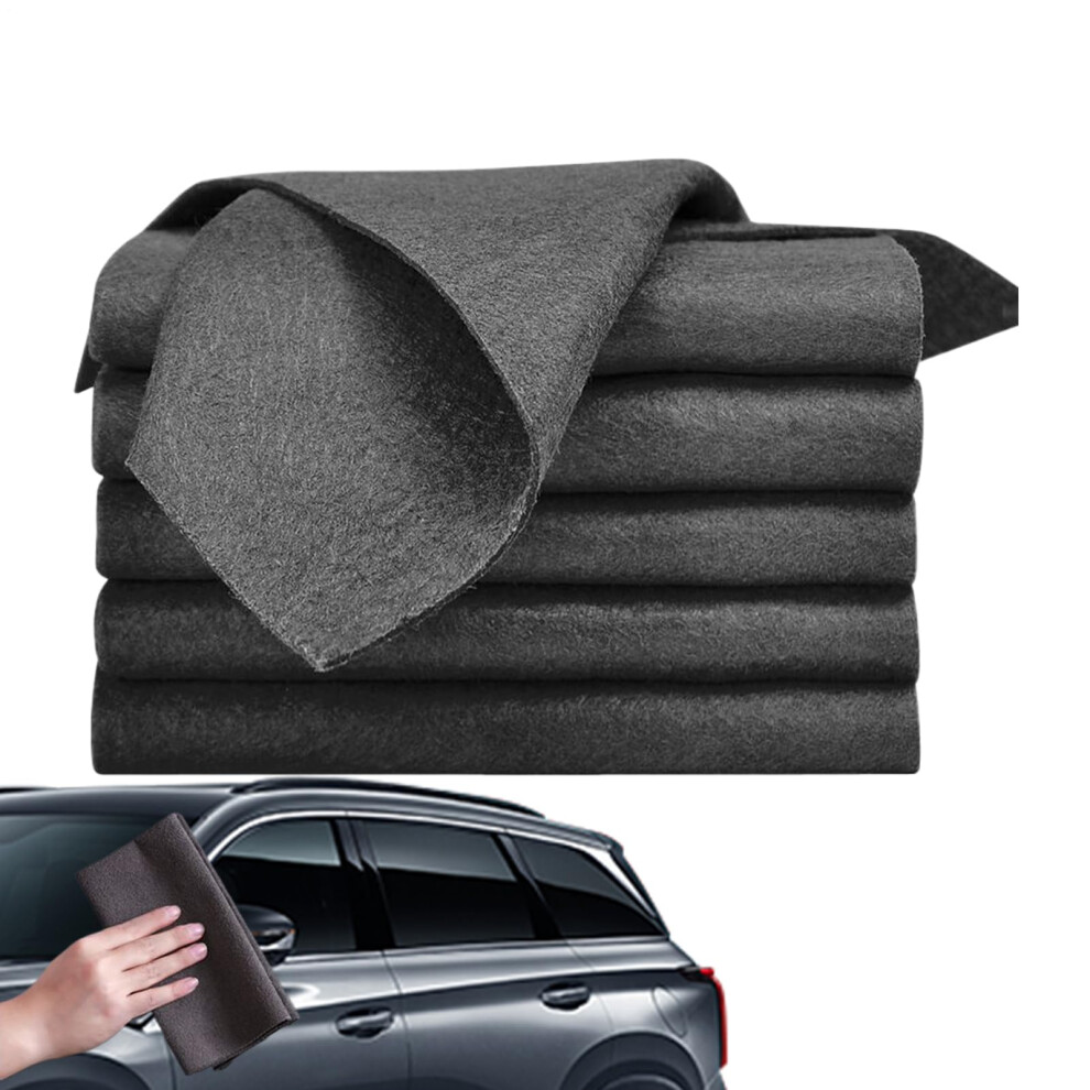 Microfiber Car Drying Towel Set, Super Absorbent Plush, Lint Multisurface Cleaning Cloth 9189345262357
