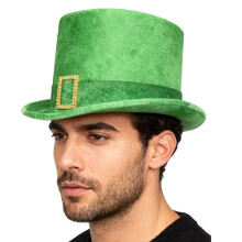 Groene Shamrock Leprechaun Homburg Panama Hat Western-groente