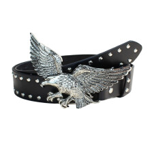 Ceinture de taille en PU à motif animal occidental moderne,-UN