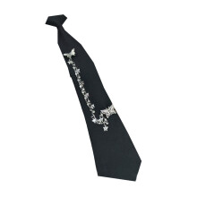Strass vlinderdas voor overhemd en-Dubbele vlinder cha 32CM