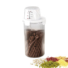 Pet Food Storage Containers Airtight Dog Food Storage Container With Dispenser Pour Spout Measuring Cup 1350ml