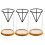 3 Pack Avocado Growing Kit, Glass Seed Starter Vase with Bamboo Base for Easy Sprouting Ref: 8867 1