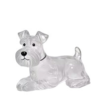 Dog Shape Keyring Pet Hair Collector Keychain Cat Fur Collection Display Box Memorial Keepsake Schnauzer Bag Charm