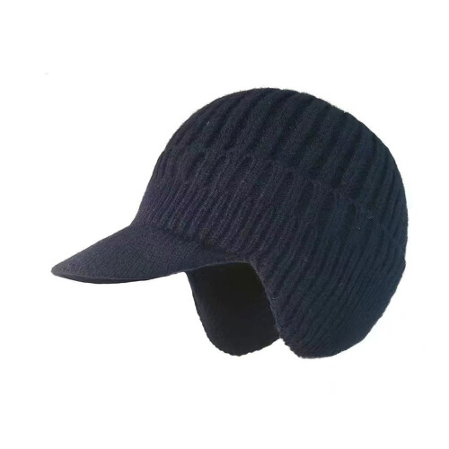 Winddichte, mit Fleece gefütterte Baseballkappe, thermische-1234