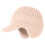 Bequeme Strickmütze mit Ohrenklappen, verdicktes-Beige 1