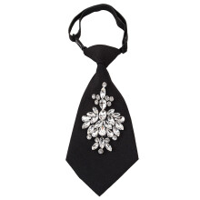 Chic Unisex Formal Accessory Crystal Decorated Polyester Easy