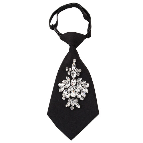 Chic Unisex Formal Accessory Crystal Decorated Polyester Easy