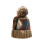Farbblockierende, randlose Strick-Wintermütze mit Pompons,-Beige 1