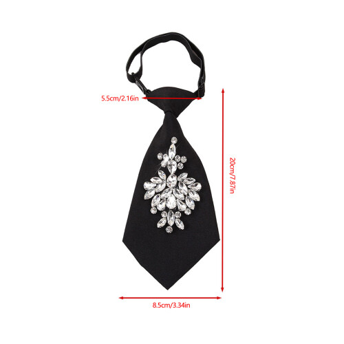 Chic Unisex Formal Accessory Crystal Decorated Polyester Easy 2