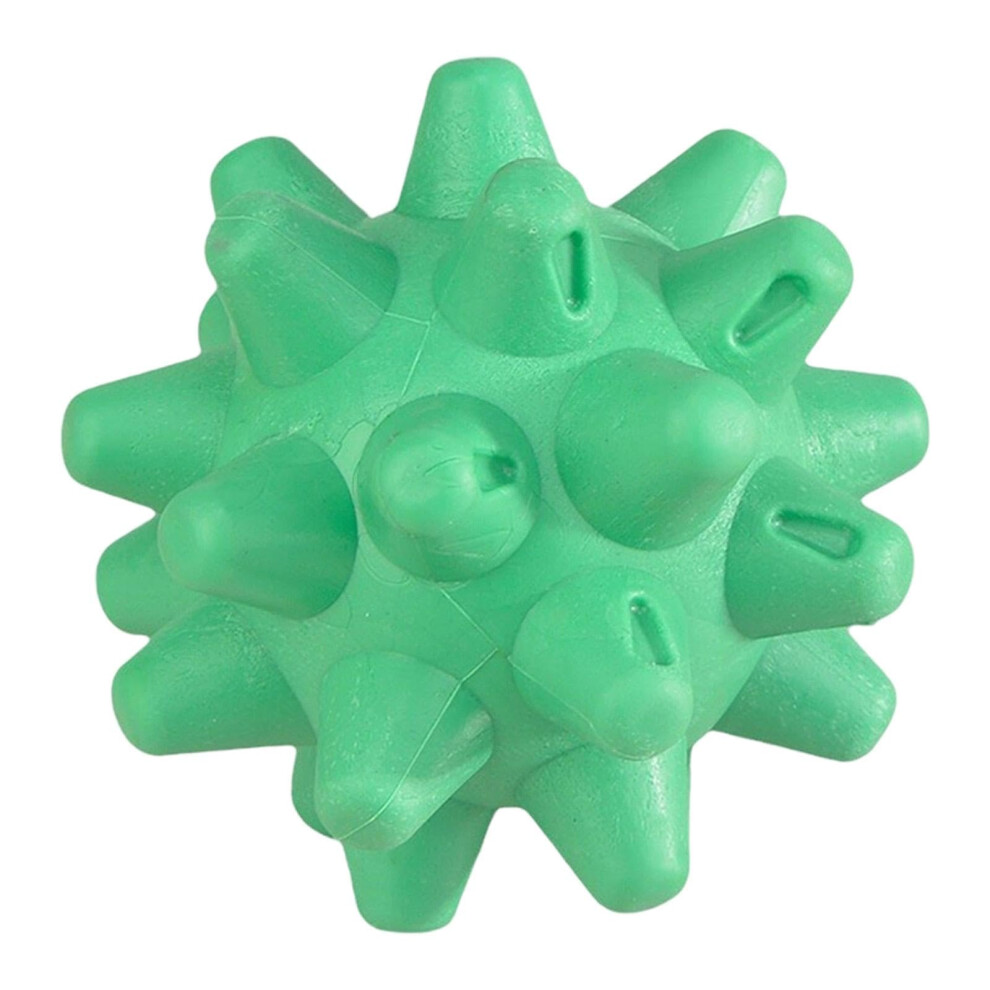 Green Spiky Massage Ball For Feet Calves And Hands, Small Tpe Ball For Deep Tissue And Muscle Relief,