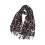 Damen-Winterschal im Leoparden-Design,-Hellbrauner Leopard 1