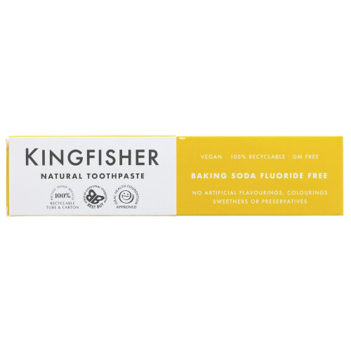 Kingfisher Kingfisher Baking Soda & Mint Toothpaste -100ml ( pack of 12 )