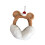 Cache-oreilles en fourrure pour snowboard,-Marron foncé 1