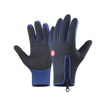 Gants chauds d'hiver avec écran tactile pour hommes et-Bleu