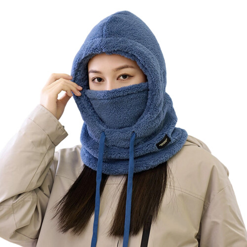 Mode Trapper Hat Dikker Ushanka Hat Warme Muts Stijlvolle-Blauw