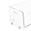 Living And Home 2pcs Stackable Transparent Desktop Storage Boxes Multifunctional Organiser 3