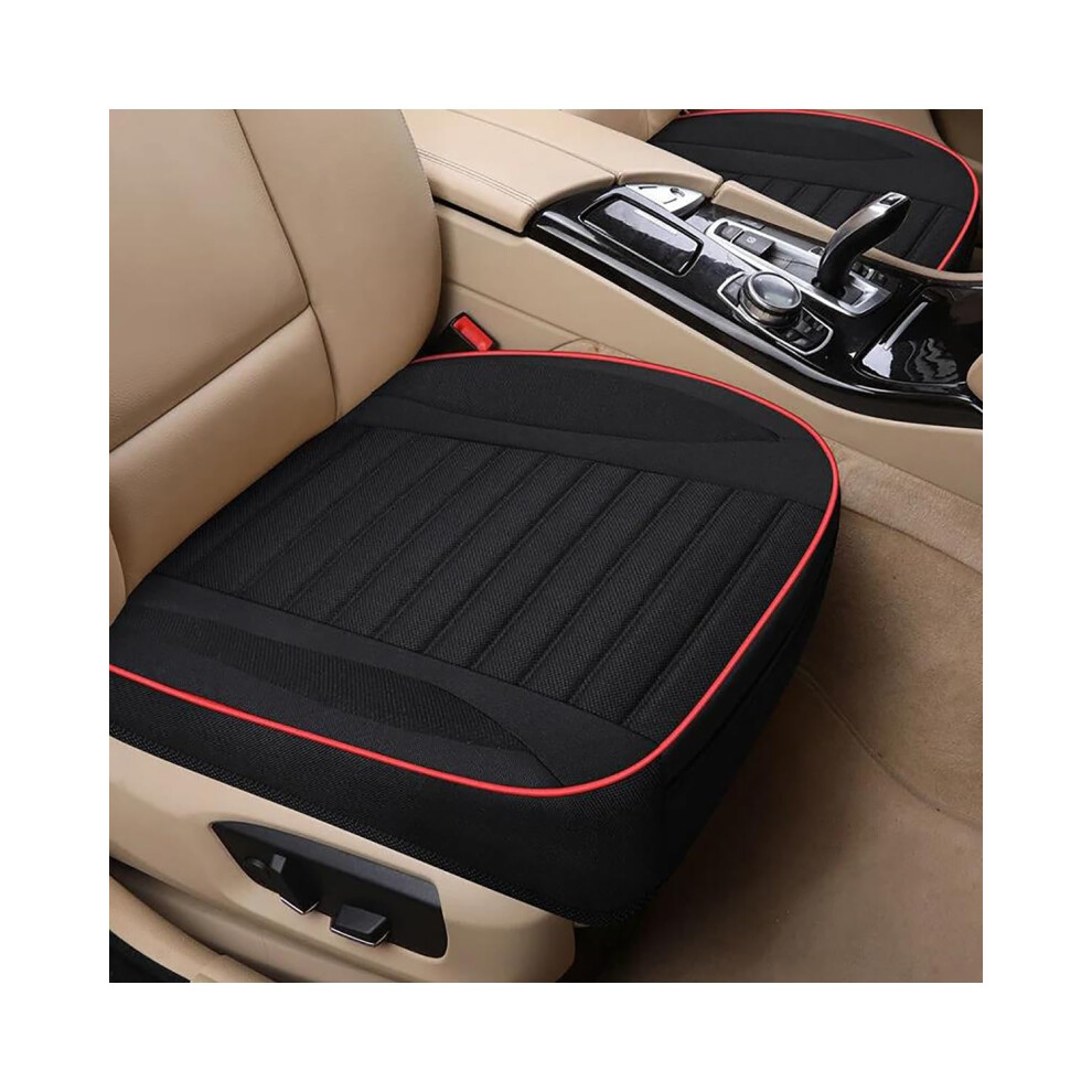 Breathable Linen Car Seat Cover Cushion For Front Seat Protection Universal Fit Suv Truck Van Black 9189345263835