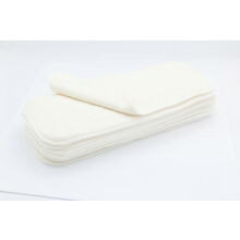 5Pcs Breathable Cotton Diaper Newborn Baby Reusable&Washable Cloth Pads Infant Soft Insert Nappy 3 Layers Superfine 35*13.5cm