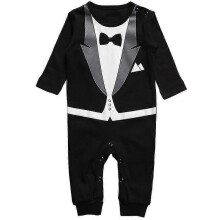 Baby Toddler Boys Kids Gentleman Romper 1st Birthday Bodysuit Outfit