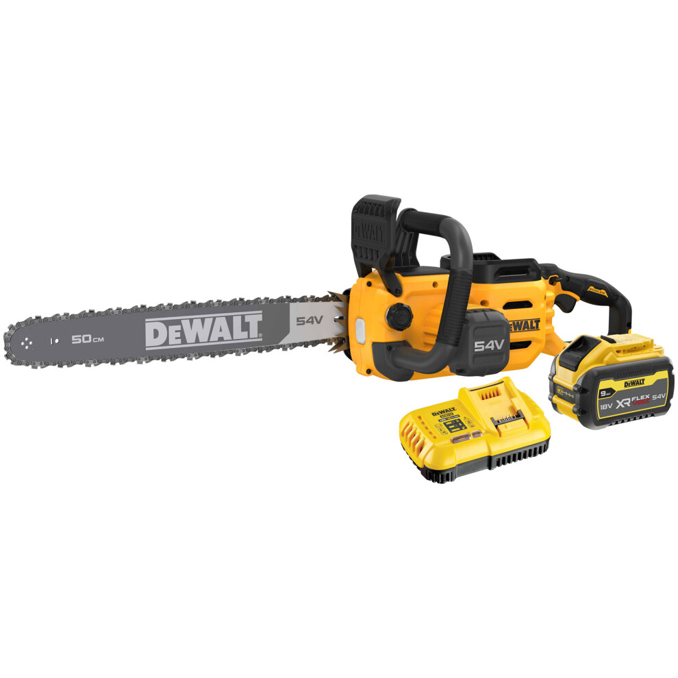 Dewalt Dcmcs575x1 Xr Flexvolt Chainsaw Brushless 50Cm Bar 54V 1 X 9Ah Battery