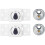 Abus ABUS - 141/200 Diskus Integral Van Lock White & 26/70mm Diskus Padlock Twin Pack 1