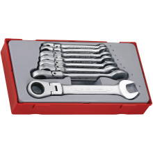 Tengtools TT6508RF Toy-Hinged-Metric Ratchet Combination Wrench