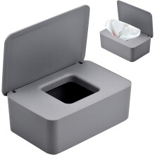 Wipes Dispenser For Dresser, Baby Wipes Case With Sealing Ring Ensures Wipes Stay Fresh, Dustproof And Portable Design, For Baby Skin Care And Makeup
