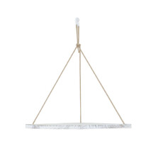 Artisanal Rustic Swing Rope Shelves, Wooden Floating Shelves with Boho Decorative Charm, Space-Saving Modern Minimalist Storage for Any Room