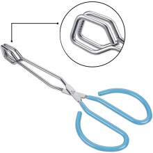 Keukenschaar met comfortabele handgreep, gemaakt van robuust roestvrij staal, multifunctioneel en hittebestendig, ideaal voor koken, grillen en