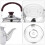 1.5L Outdoor Tea Kettle Convenient Whistling Kettle 7
