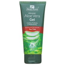 Aloe Pura Aloe Vera Gel + Tea Tree - 200ml ( pack of 6 )
