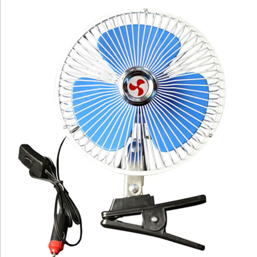 180 Rotatable 8 Inch Car Cooling Fan With Lighter Plug For Quiet Vehicle Ventilation And Adjustable Airflow 9189345268724