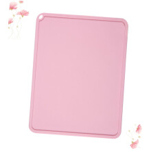 Kids Silicone Placemat Waterproof NonSlip Heat Resistant Dining Table Mat Pink 41x31cm Ref: 1654