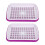 Double Layer Germination Trays Ventilated Concave Structure With Aquifer Base High Quality PP Sprouting Mats For Wheatgrass Microgreens Easy Cleaning 1