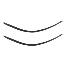 2 Stuks LoRa Platte Kabel SMA Male Naar SMA Female Raam en Deur Feed Thru Coaxkabel Verlengadapter voor LoRa WiFi