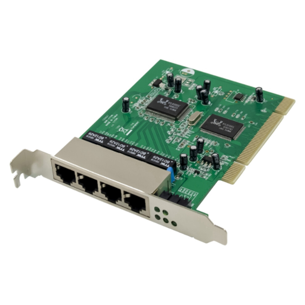 Fast Ethernet 100Mbps Board Pcie 4 Port Rj45 Network Rtl8305+8100Cl Chipset For Desktop Pc 6031478603800
