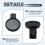 Universal 52MM Clip- ND 2-400 Adjustable Density Filter Phone Polarizer Lens Accessories 3