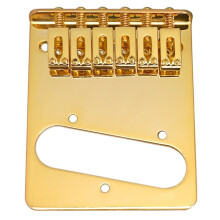6 String Saddle Guitar Bridge Adjustable 6-Saddle Electric Guitar Bridge for Telecaster TL Guitar