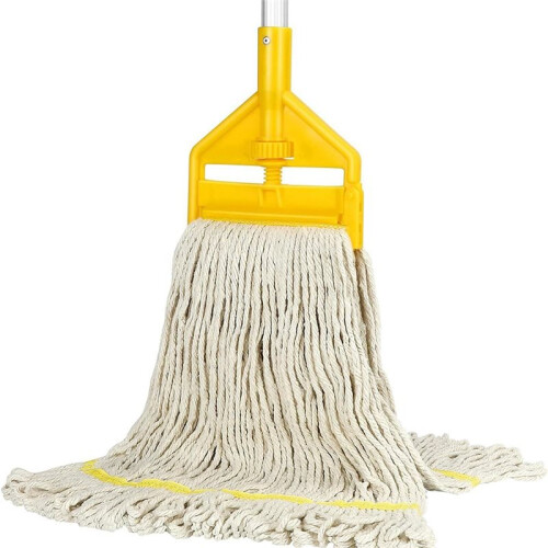 Wooden Floor Mop with Detachable and Replaceable Mop HeadProfessional/Industrial Floor Cleaning 2
