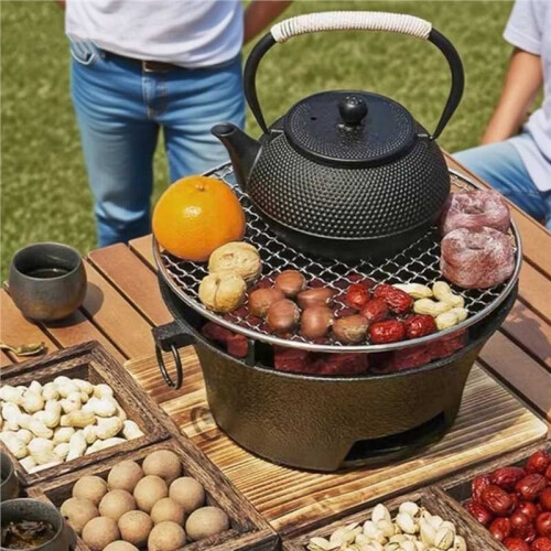 Japanese Cast Iron Tea Pot with Stainless Steel Infuser for Oolong Tea Boiling Water Kettle 1200ML 1