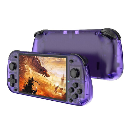 5.1-Inch R50S Retro Handheld Game Console 64GB Linux System IPS Screen Dual Player Online Gaming Console 2