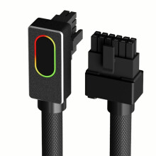 De 16-Pins Modulaire Kabel Heeft aan Elke Kant een Kabel Die Wordt Aangesloten op de PCI 5.0 12VHPWR A-Aansluiting van de RTX 40 Grafische Kaart. A